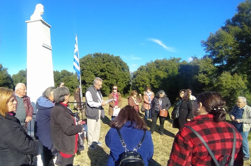 2. Τρισάγιο και ομιλία για τον Θεόδωρο Κολοκοτρώνη.