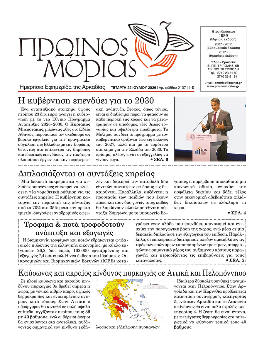 ENTYPOS PROINOS MORIAS