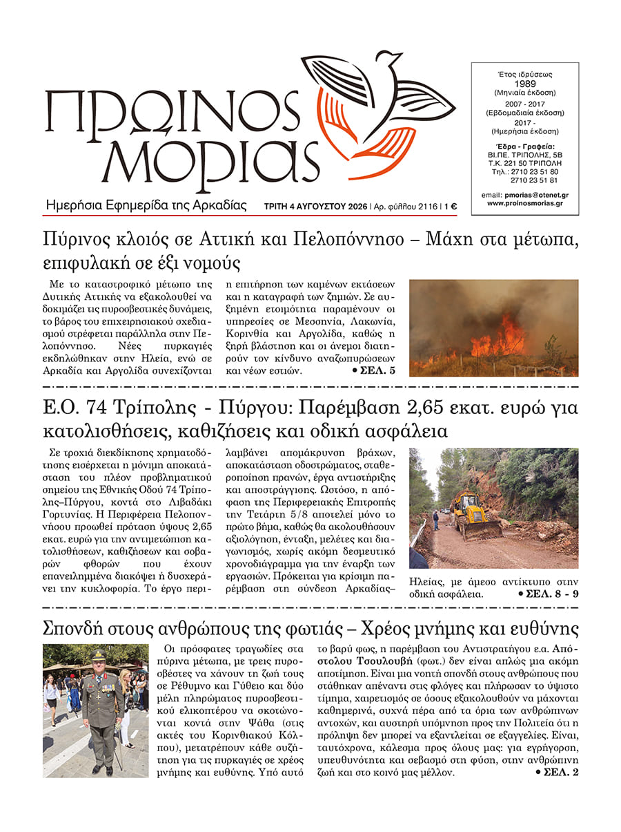 ENTYPOS PROINOS MORIAS