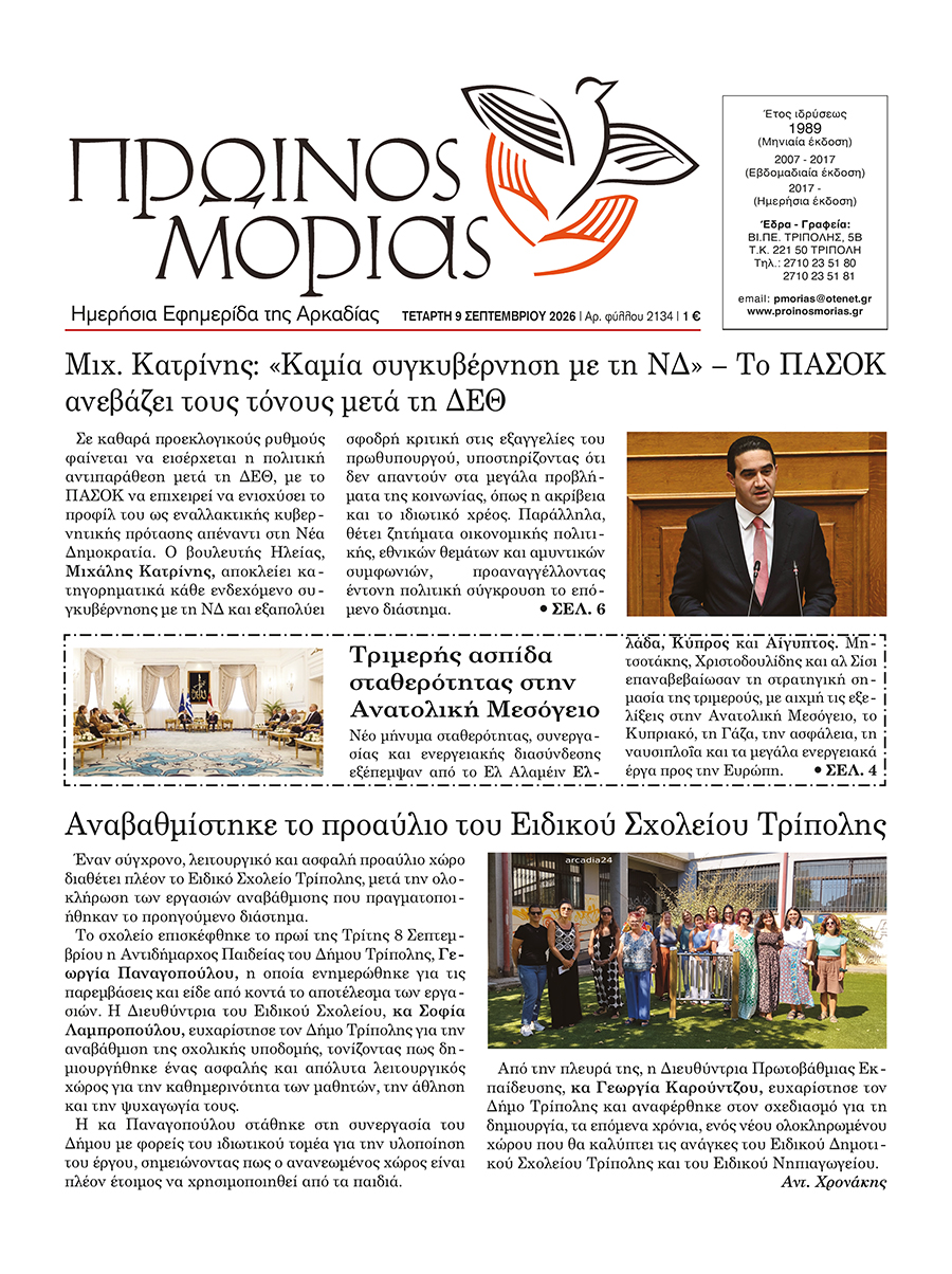 ENTYPOS PROINOS MORIAS