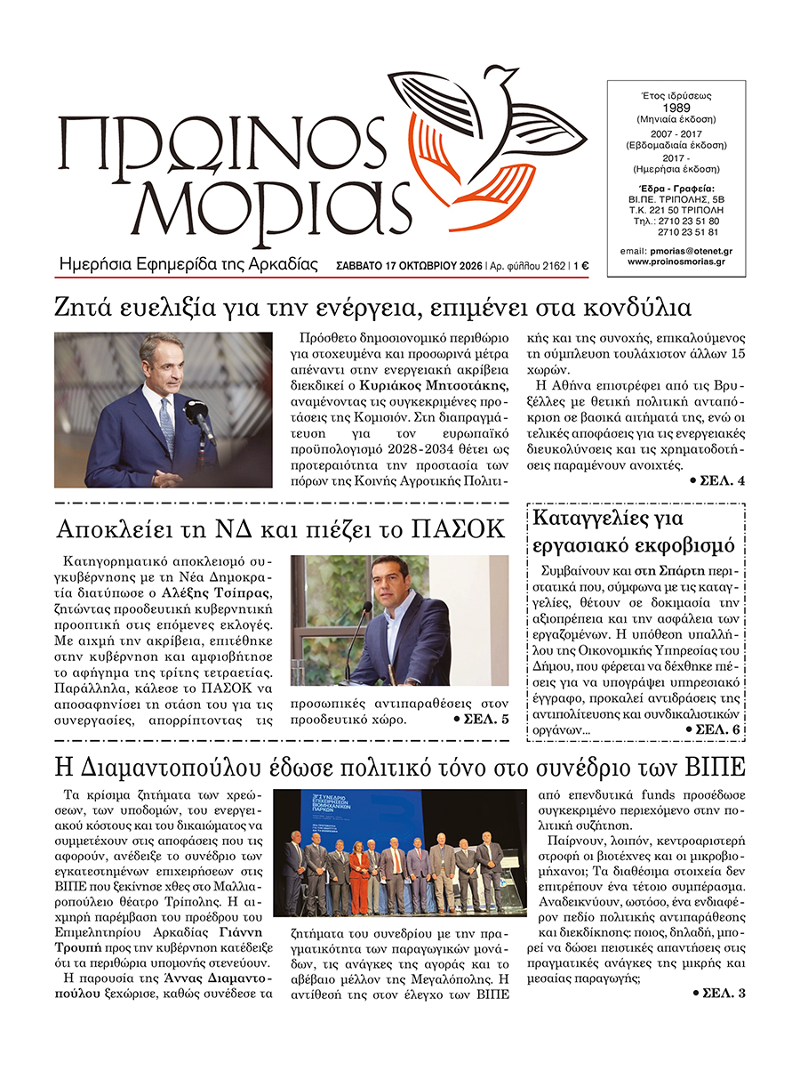 ENTYPOS PROINOS MORIAS